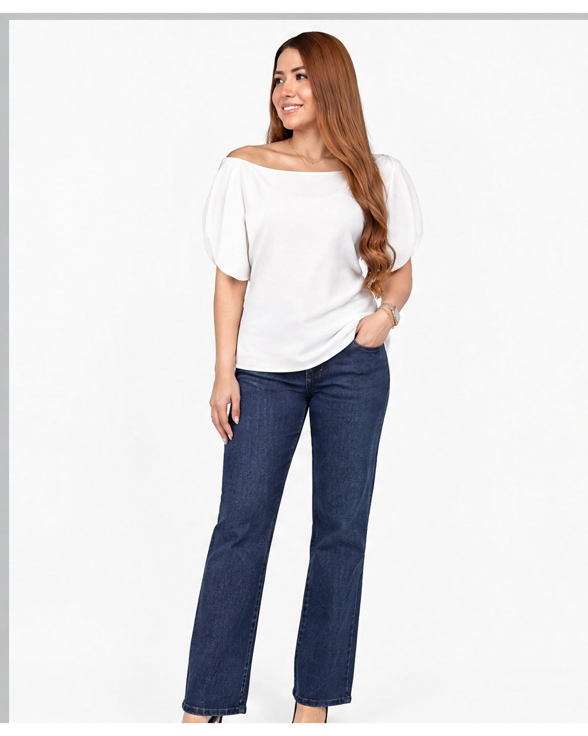 Blusa mangas tulipán