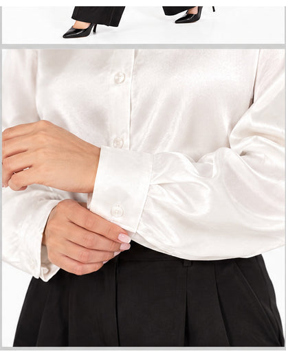 Camisa satinada