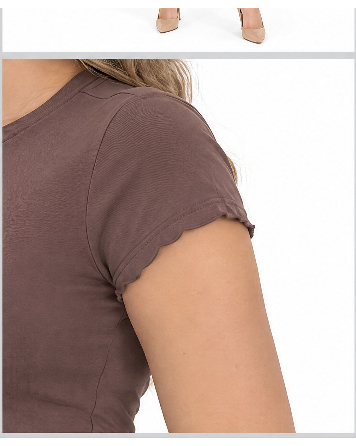 Blusa básica ajustada