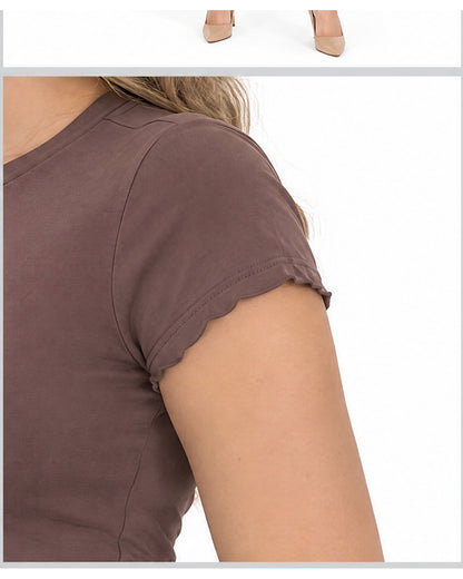Blusa básica ajustada