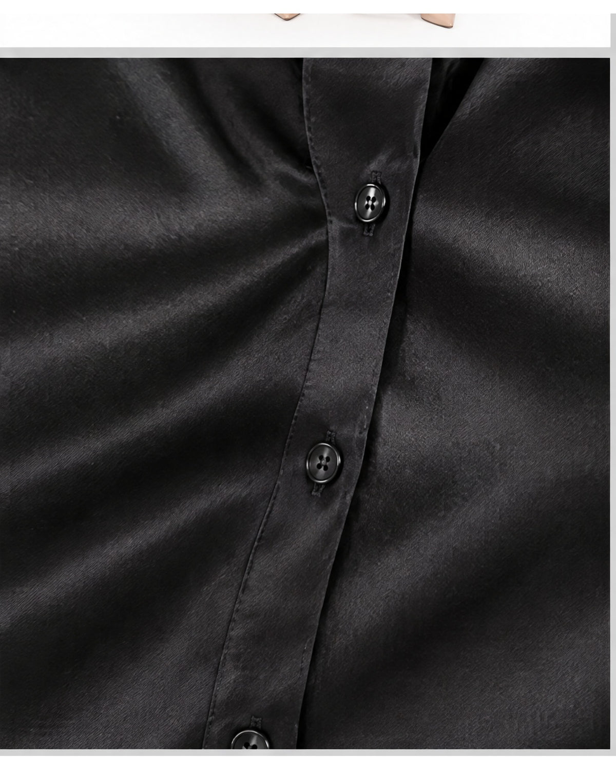 Camisa satinada
