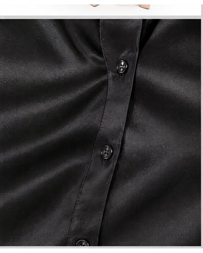 Camisa satinada