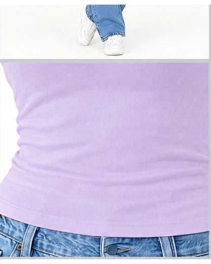 Blusa básica manga corta