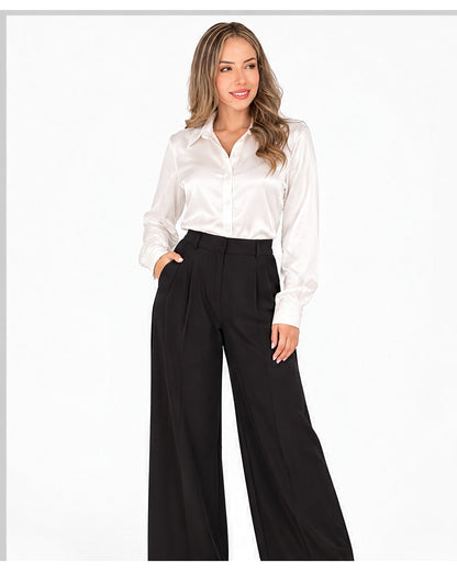 Camisa satinada
