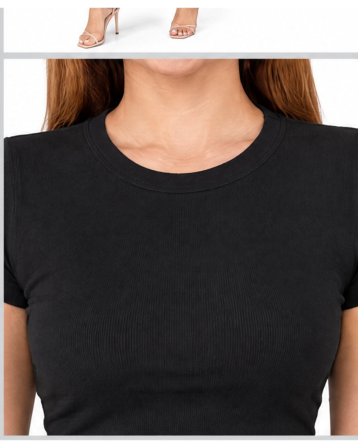 Blusa básica manga corta