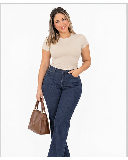 Blusa básica ajustada