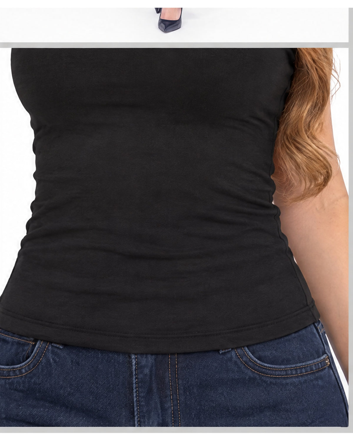 Blusa básica ajustada
