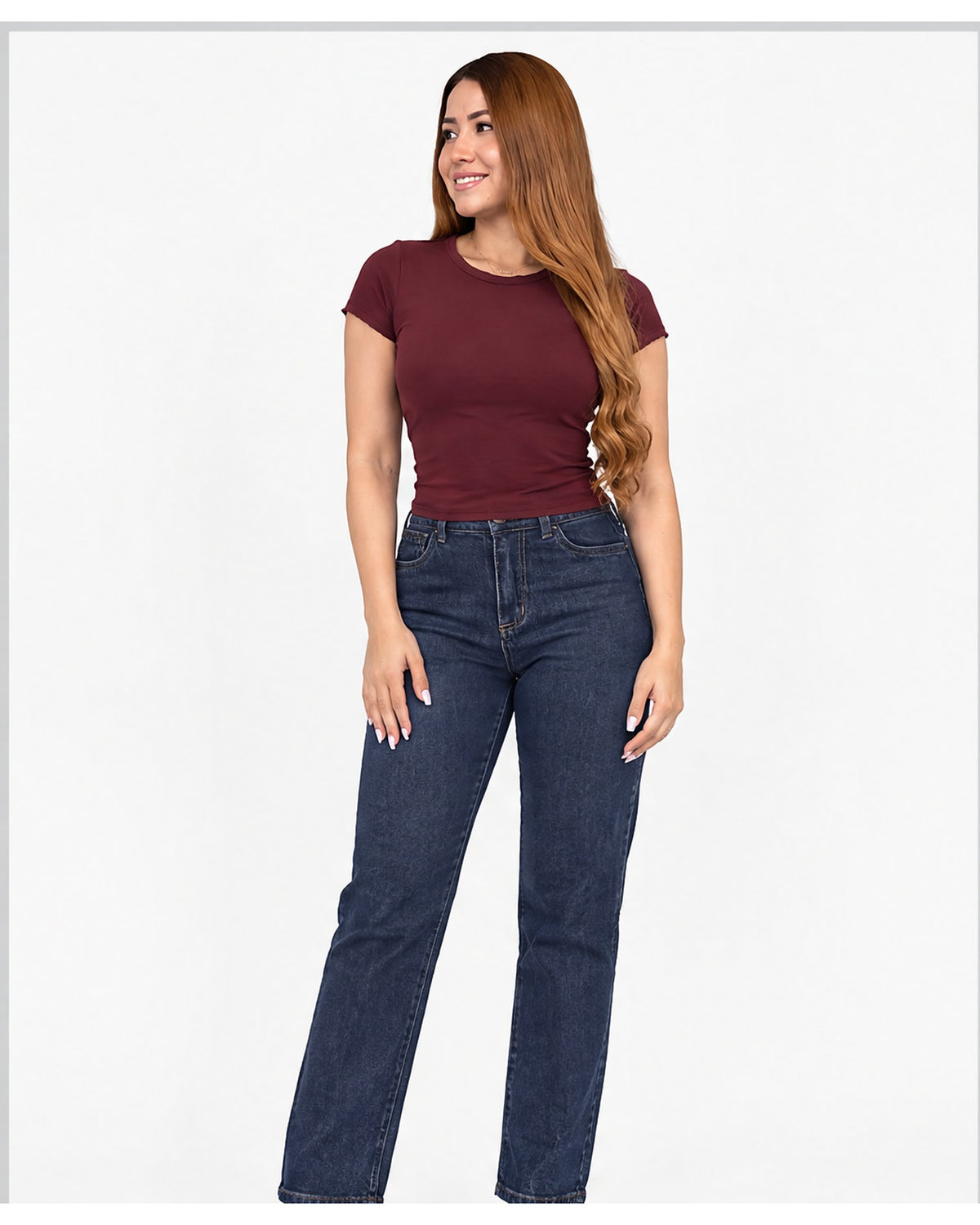 Blusa básica ajustada