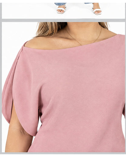 Blusa mangas tulipán