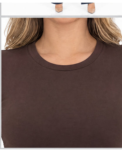 Blusa básica ajustada